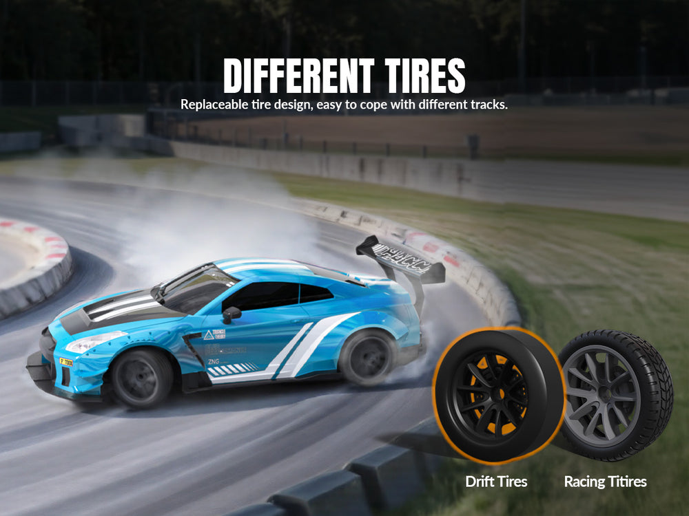 RACENT 1:20 RC Drift Car 4WD - Dual Motor Precision Control