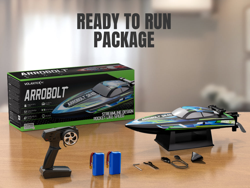 VOLANTEXRC Arrobolt SR40 RC Boat Brushless 25+MPH (79707)