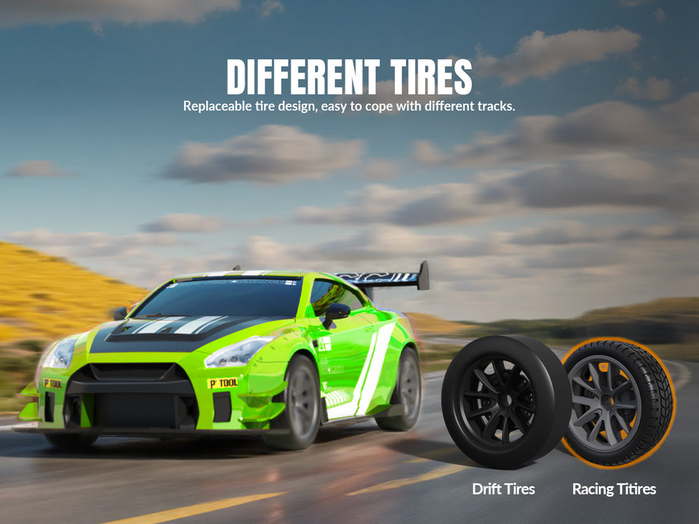RACENT 1:20 RC Drift Car 4WD with Nitro Mist & Double Batteries