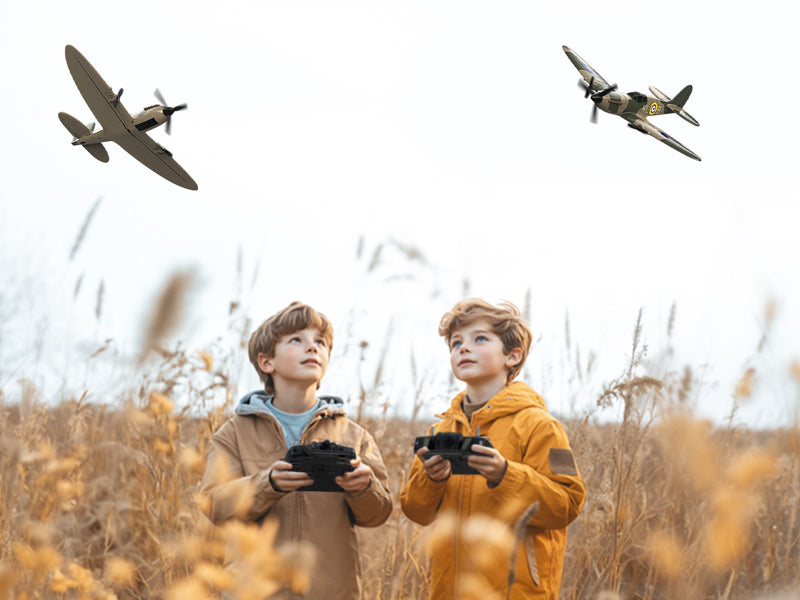 VOLANTEXRC Spitfire (RTF) 3CH 400mm with Gyro (15.7'') 76205