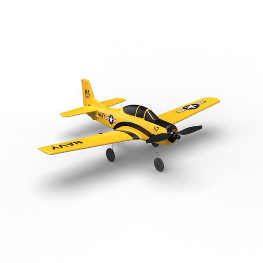 VOLANTEXRC T-28 Trojan RC Plane 4CH 400mm RTF with Xpilot Stabilization