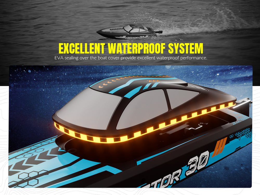 VOLANTEXRC Vector 30: 30MPH High-Speed RC Boat