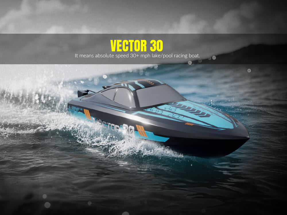 VOLANTEXRC Vector 30: 30MPH High-Speed RC Boat