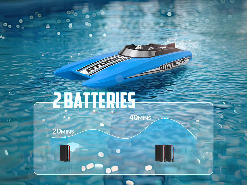 VOLANTEXRC Atomic XS Remote Control RC Boat for Pool Kids toys 20mph Fast Racing