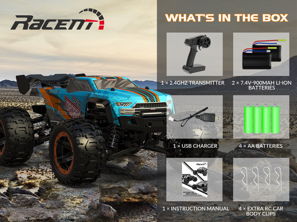 RACENT Blue Tornado 1/16 4WD Off Road 30MPH
