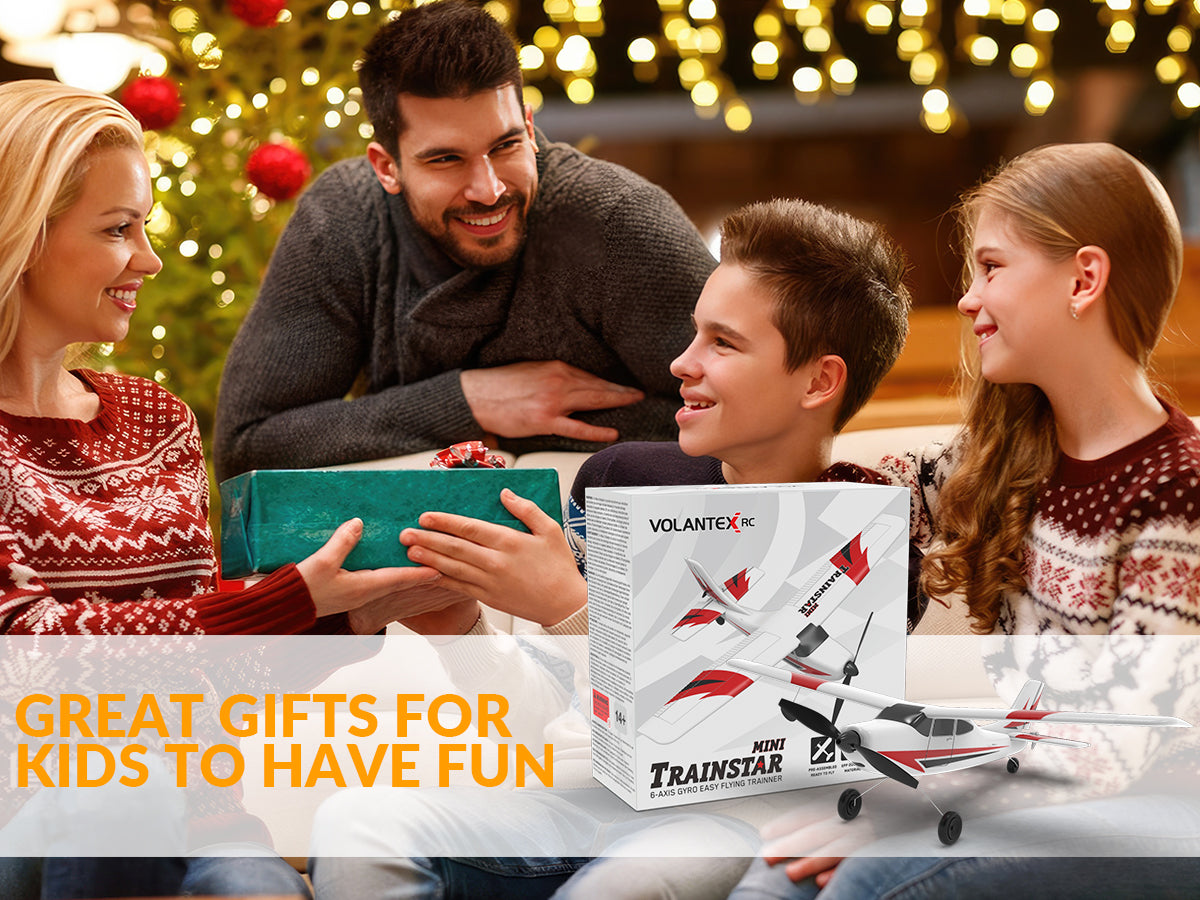 VOLANTEXRC Trainstar Mini (RTF) 3CH 400mm for Beginners (15.7'') 76101 RED