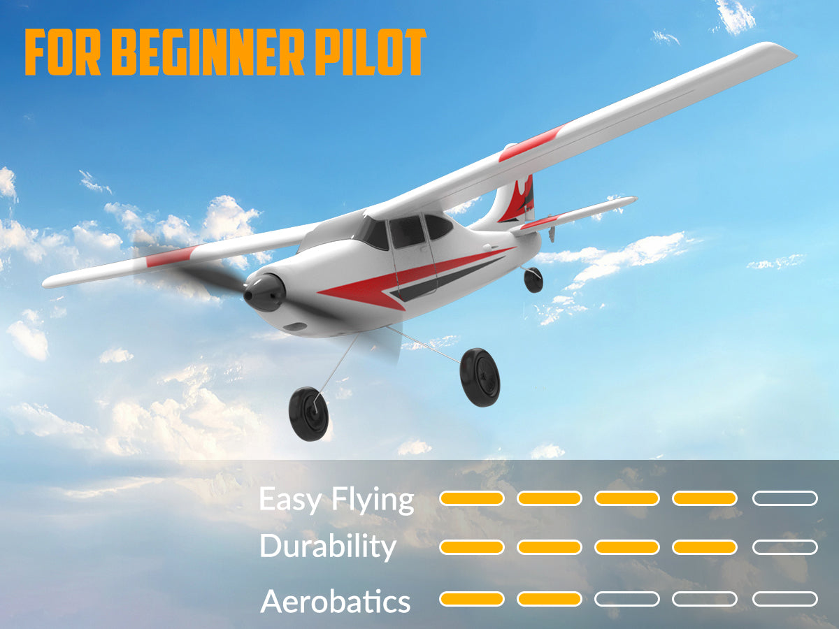 VOLANTEXRC Trainstar Mini (RTF) 3CH 400mm for Beginners (15.7'') 76101 RED