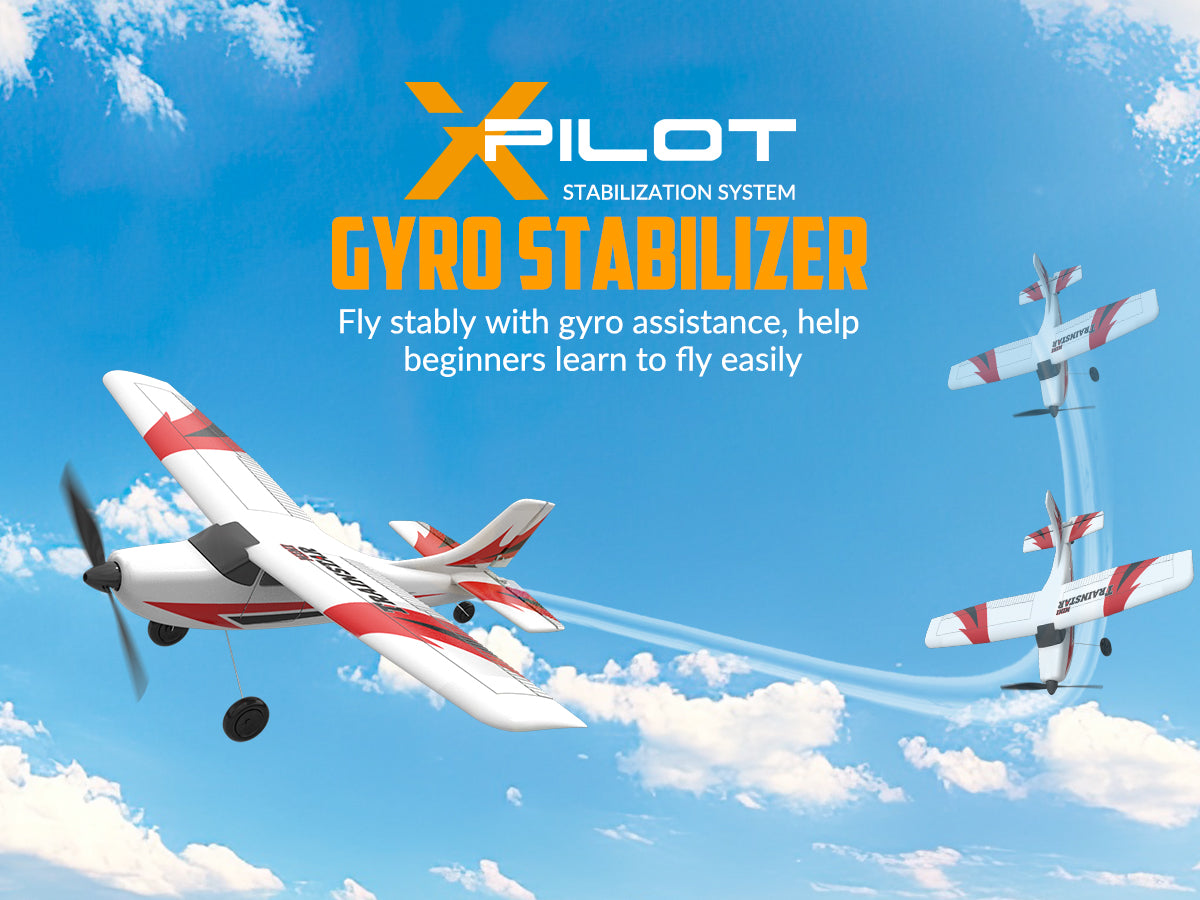 VOLANTEXRC Trainstar Mini (RTF) 3CH 400mm for Beginners (15.7'') 76101 RED