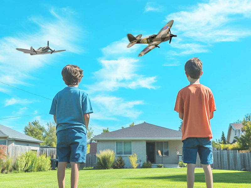 VOLANTEXRC Spitfire (RTF) 3CH 400mm with Gyro (15.7'') 76205