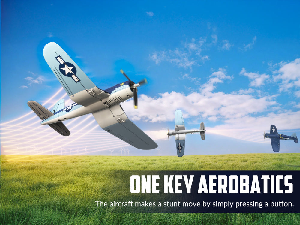 VOLANTEXRC Brushless RC Plane Corsair F4U - 500mm RTF