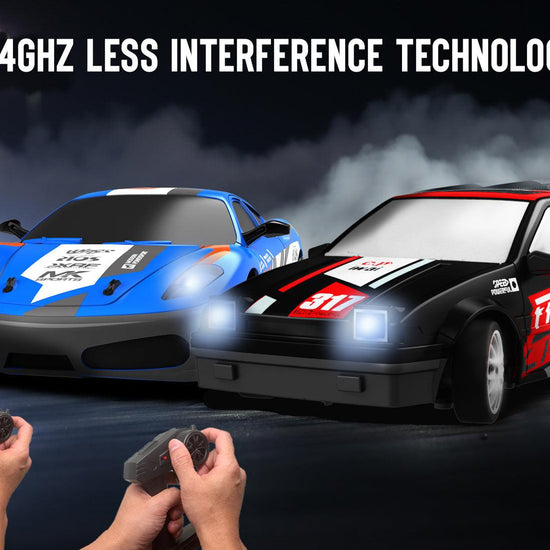 RACENT Speedster: 1:24 RC Car, 10MPH, LED, Drift Wheels-EXHOBBY LIMITED.