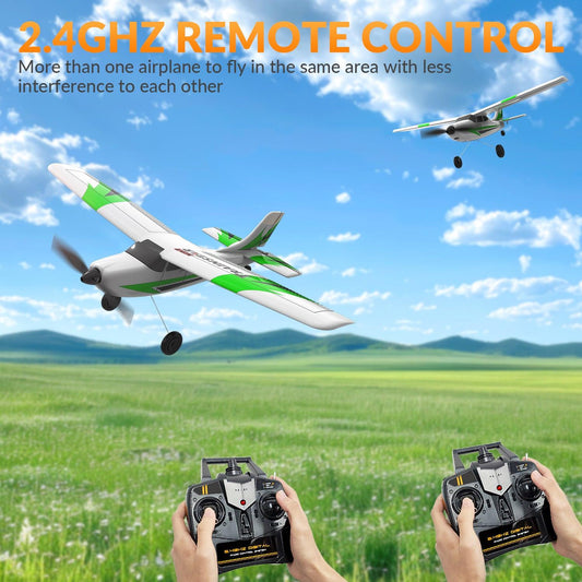 VOLANTEXRC Trainstar Mini 3CH RC Airplane RTF with XPilot Gyro (2 Batteries)
