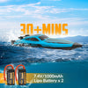 VOLANTEXRC Arrobolt SR40 Brushless 30+MPH Fast RC Boat, High Speed RC Boat for Adults (79705-blue)-EXHOBBY LIMITED.
