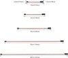 30-Piece Male to Female Servo Extension Cable Set 5 Sizes-EXHOBBY LIMITED.