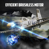 VOLANTEXRC P-51 Mustang Brushless RC Plane 500mm RTF with Gyro