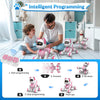 STEMTRON Programmable Remote Control & Interactive Robot Cat (White)
