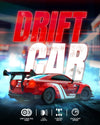 RACENT 1/20 4WD RC Drift Car - Mist Exhaust & Proportional (RED)