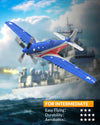 VOLANTEXRC Miss America 4-CH RC Plane RTF with Xpilot Stabilizer (76105)