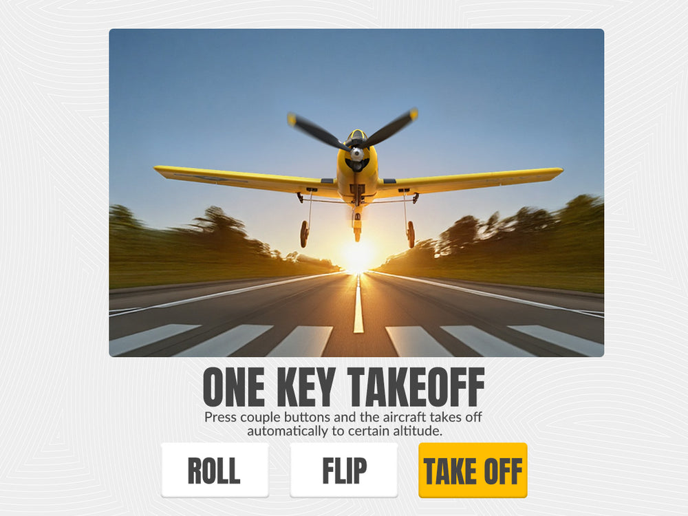 VOLANTEXRC T-28 Trojan RC Plane 4CH 400mm RTF with Xpilot Stabilization