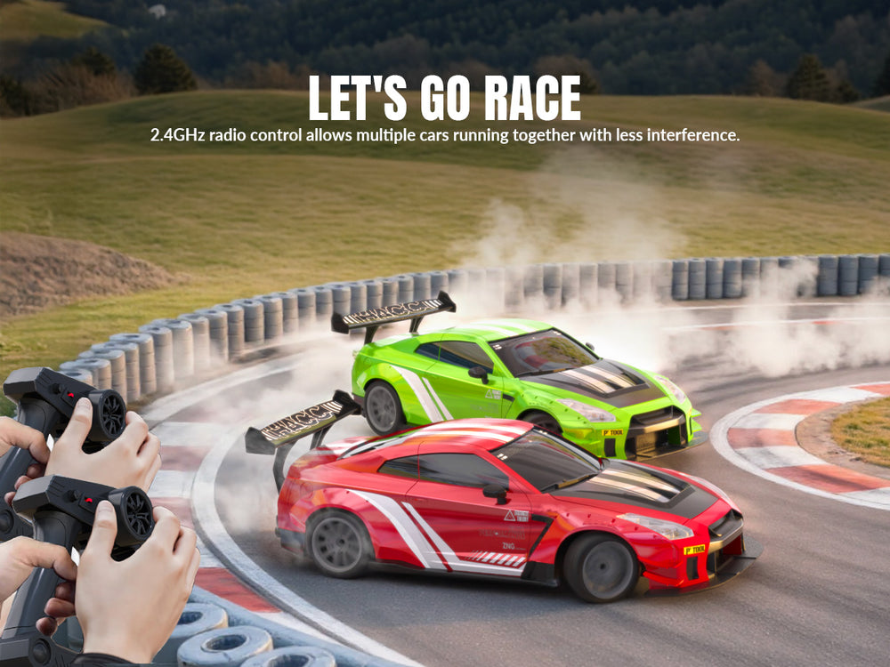 RACENT 1:20 RC Drift Car 4WD with Nitro Mist & Double Batteries