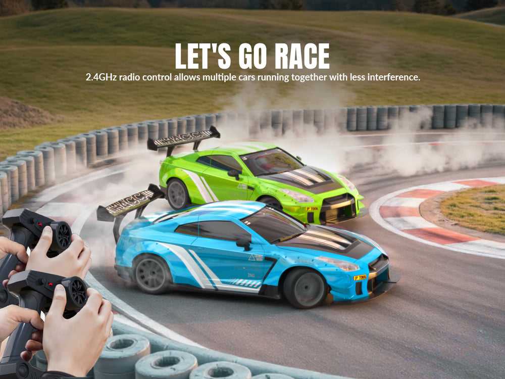 RACENT 1:20 RC Drift Car 4WD - Dual Motor Precision Control