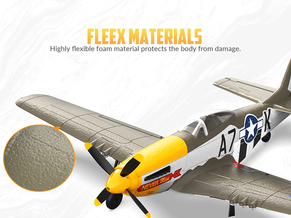 VOLANTEXRC 500mm P-51D Mustang (76802) PNP without Radio, Battery & Charger