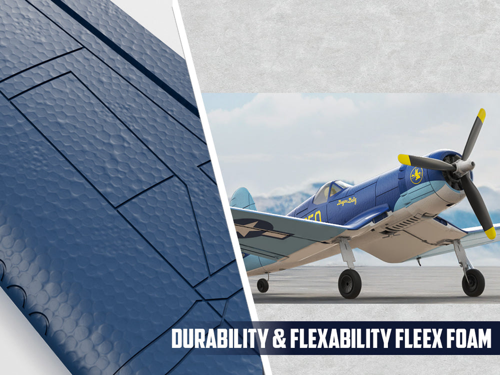 VOLANTEXRC Brushless RC Plane Corsair F4U - 500mm RTF