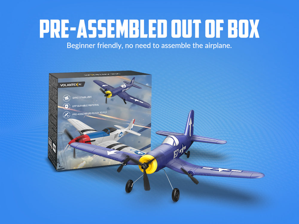 VOLANTEXRC F4U (RTF) 3CH 400mm rc planes (15.7'') 76208