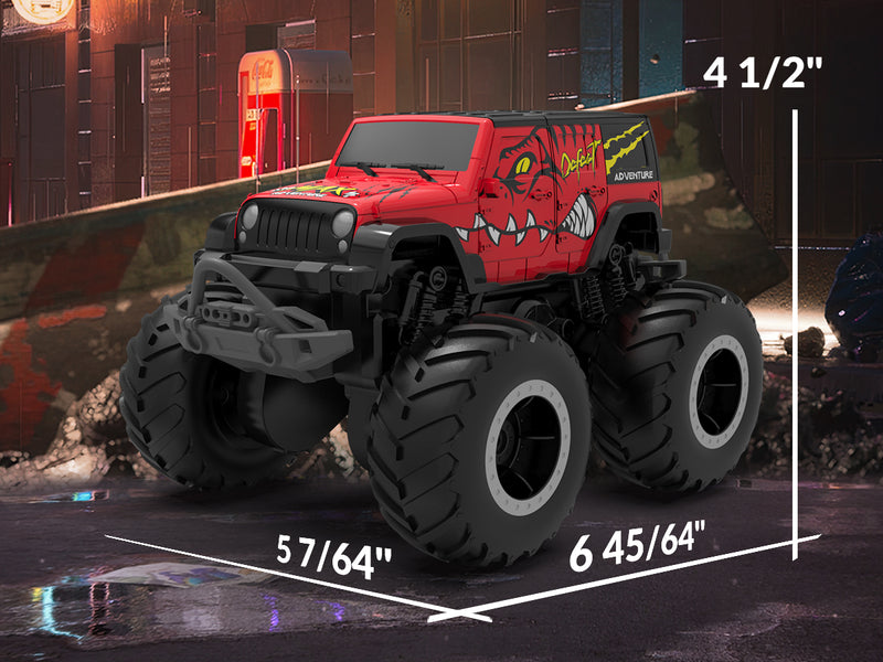 STEMTRON Amphibious (RTR) 1:20 Monster Truck Red For 3-8 Year Kids 917RB2