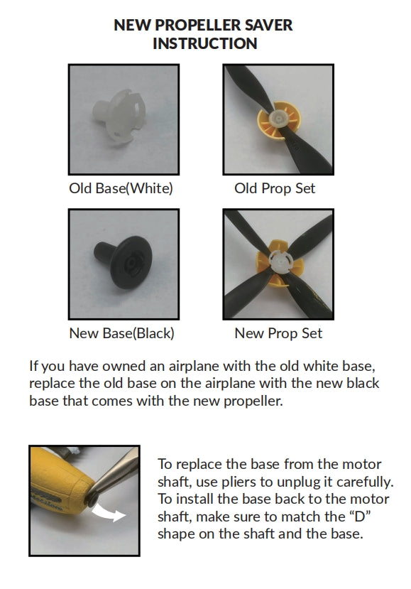 4 Pcs Prop Saver Shaft Adaptor (old version) for 761series