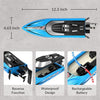 VOLANTEXRC VectorS Brushless High Speed RC Boat Self Righting for Lake 79704 Blue-EXHOBBY LIMITED.