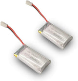 2pcs 3.7V 400mAh Lipo Rechargeable Battery for RC Airplane 761-2 to 16 (excluding 761-6)