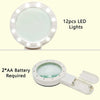 30X Portable Magnifying Glass Illuminated Magnifier Loupe - EXHOBBY